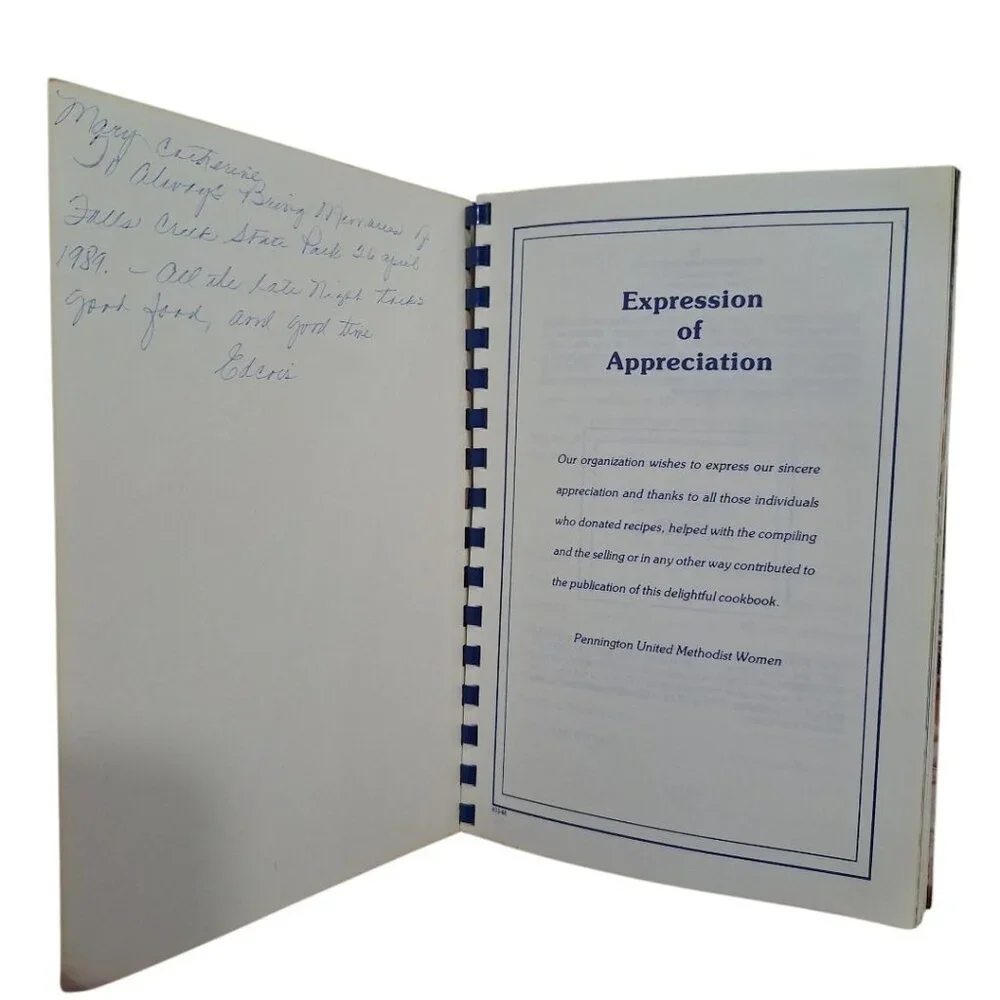 Pennington United Methodist Best from the Bend Vol 2 Cook‎ Book Church Womens